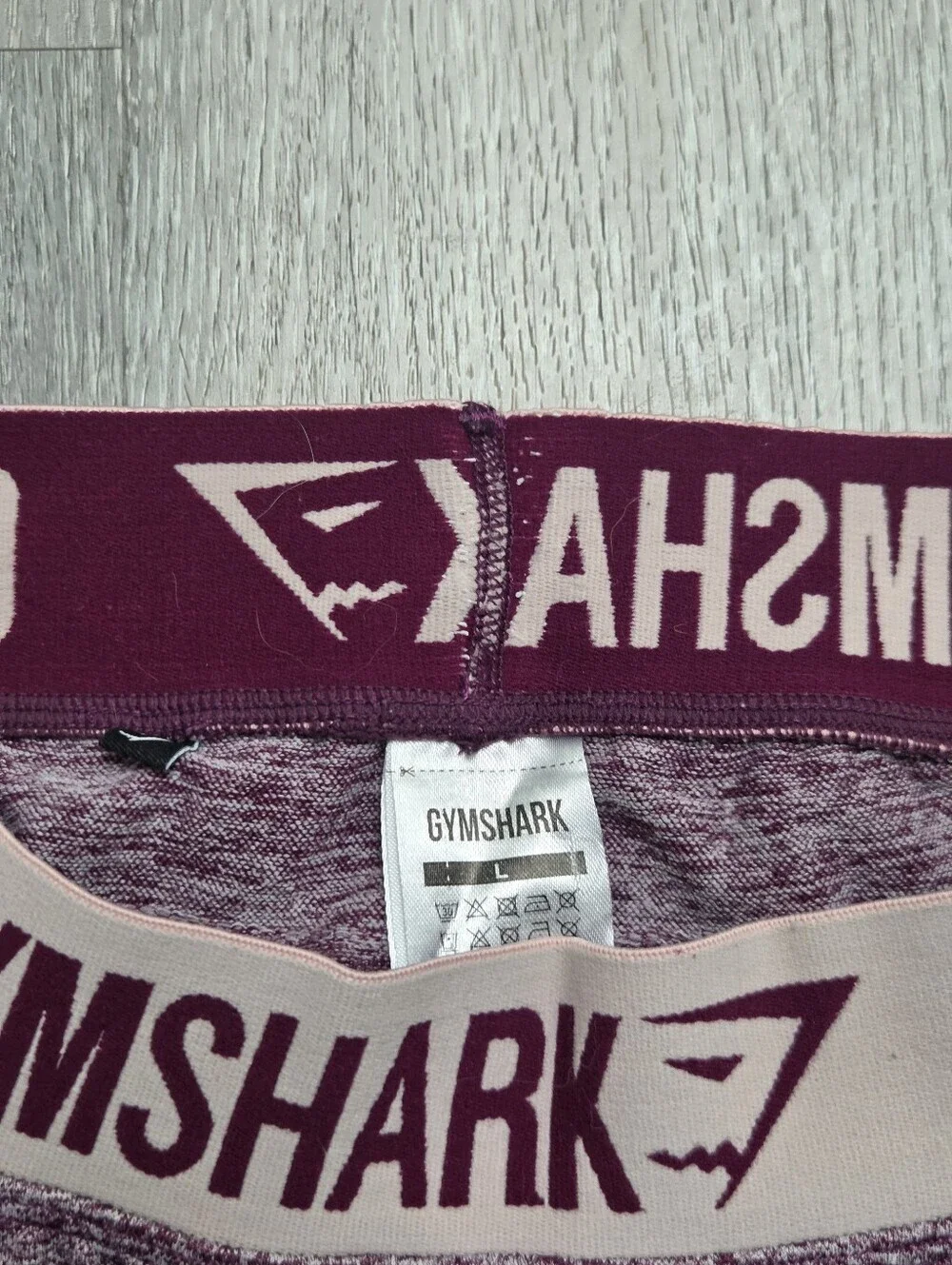 Women's Gymshark Rose Pink Seamless Workout Leggings NWOT Size Large